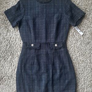 Elegant Navy Blue Dress